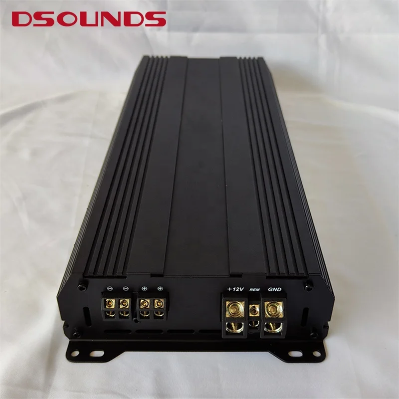 مضخم صوت للسيارة بقدرة 2000 وات، مضخم صوت سيارة أحادي الكتلة بتصميم جديد لنظام صوت السيارة