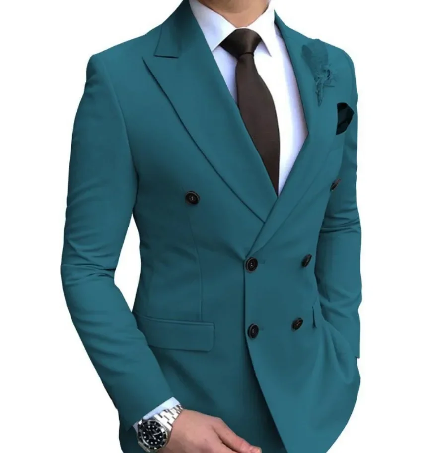 

Y3-Suit set slim fit Korean style casual suit men's fashion groom wedding dress groomsmen suit