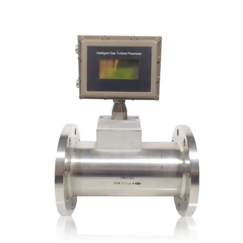 CNG turbine flow meter gas turbine flow meter with T&P compensation