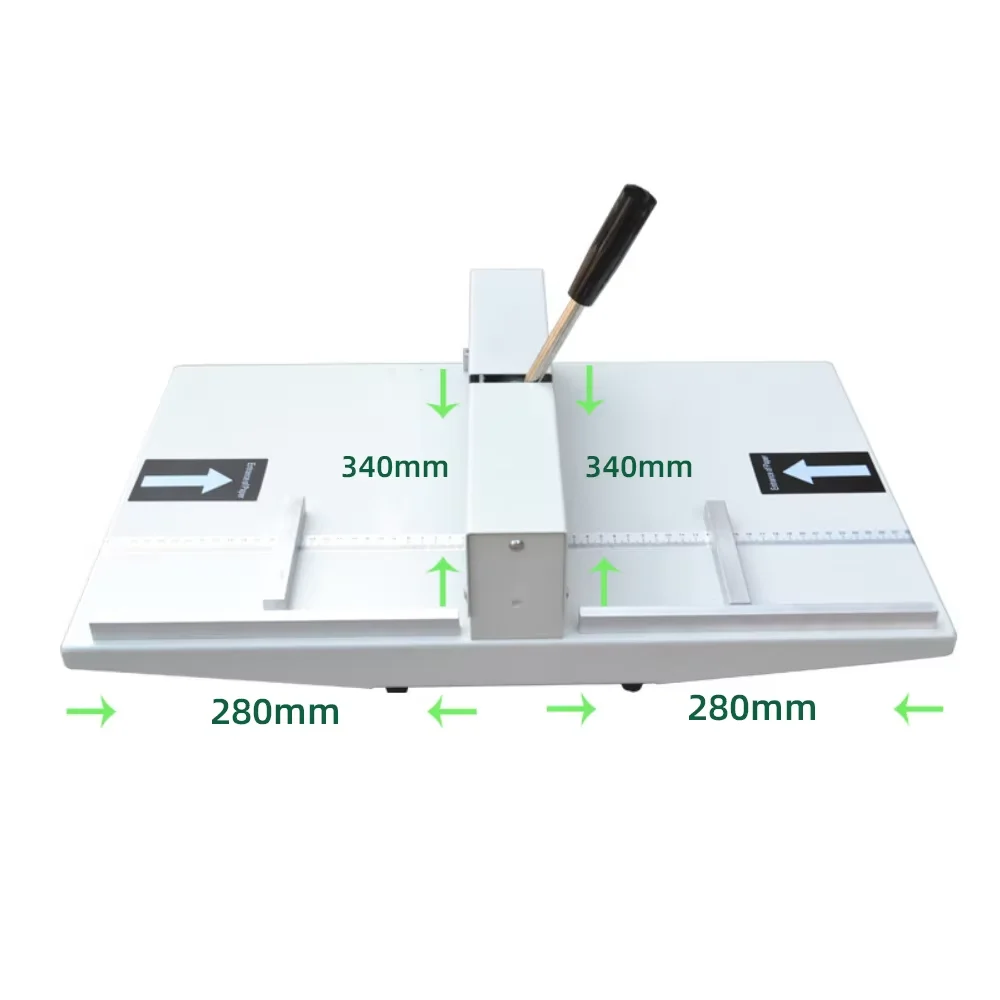 

340mm Manual Dotted Line Indentation Machine Paper Creasing & Folding A3 A4 Format Dot Marking Paper Processing Machinery