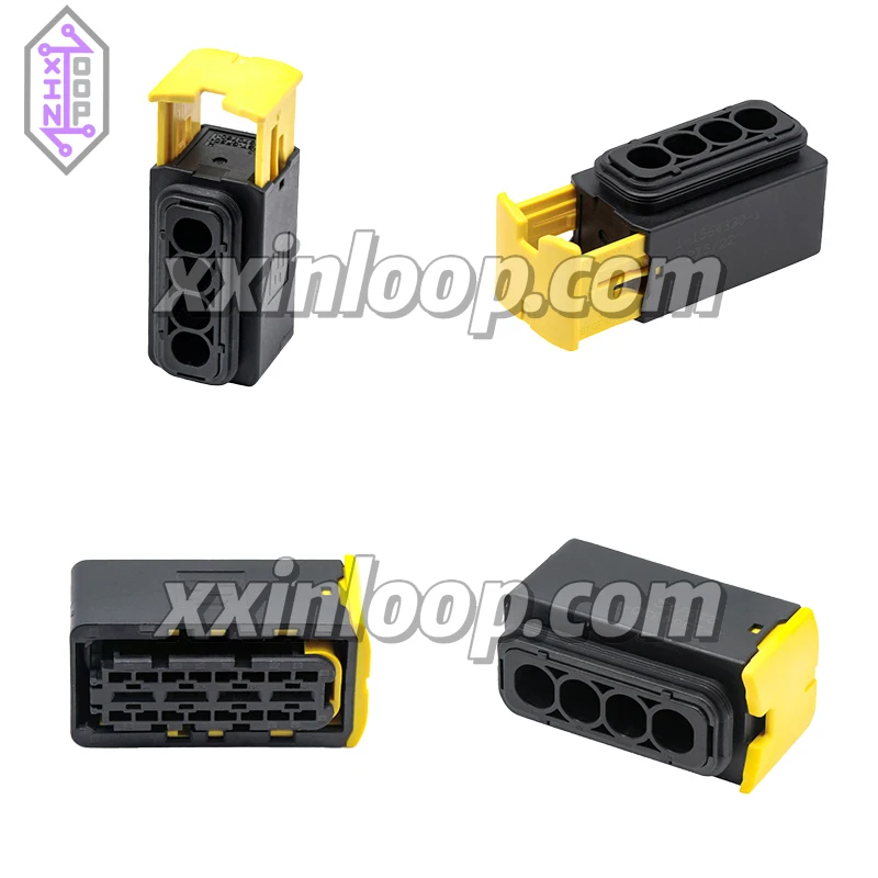 

1-1564330-1 4-позиционный герметичный автомобильный разъем, гнездо корпуса, шаг 9 мм, провод-провод, сверхмощный для систем 12/24/48 В