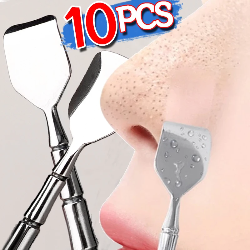 Stainless Steel Blackhead Remover Double Head Pimple Popper Acne Needle Removing Treatment Comedone Nose Face Blemish Extractor