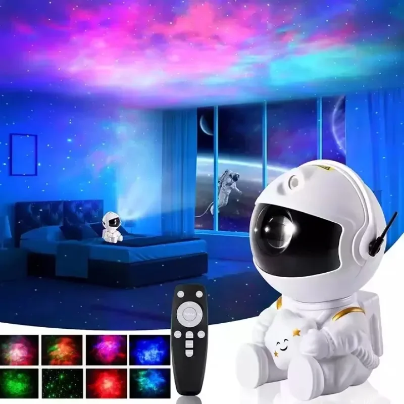 

Star Astronaut Projector Light Emitting Diode Night Light Bedroom Room Children's Decoration Projection Light Gift