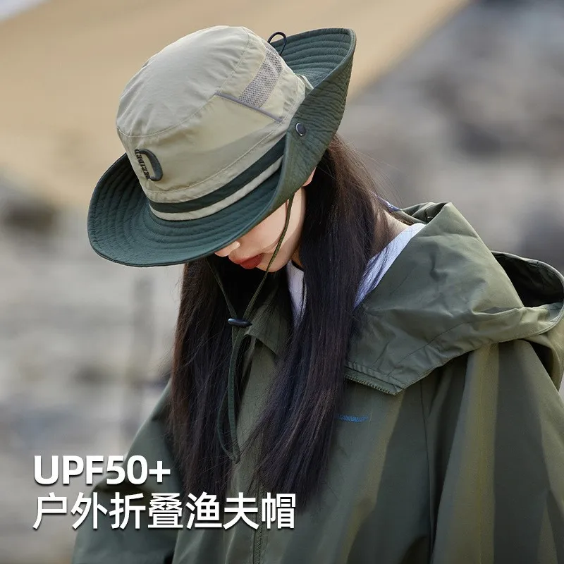 

Outdoor fisherman's hat women's camping mountaineering new style breathable fishing