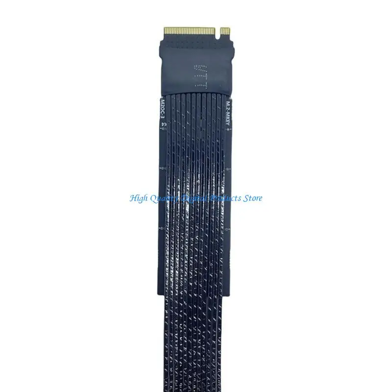 U2JE M.2 NVME إلى OCULINK SFF-8611 تمديد كابل التمديد M.2 إلى SFF-8612 كابل محول