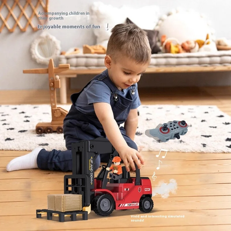 

1/24 RC Car Engineering Vehicle Toys with Lights Music Remote Control Engineering Truck Boy Toy Cars for Kids Birthday Gifts