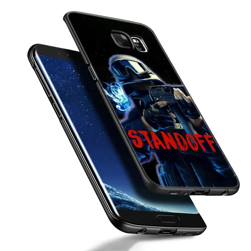 Hot Game STANDOFF-2 Black Silicone Phone Case For Samsung Galaxy S23 S21 S20 FE S24 S22 Ultra S10E S10 S9 S8 Plus