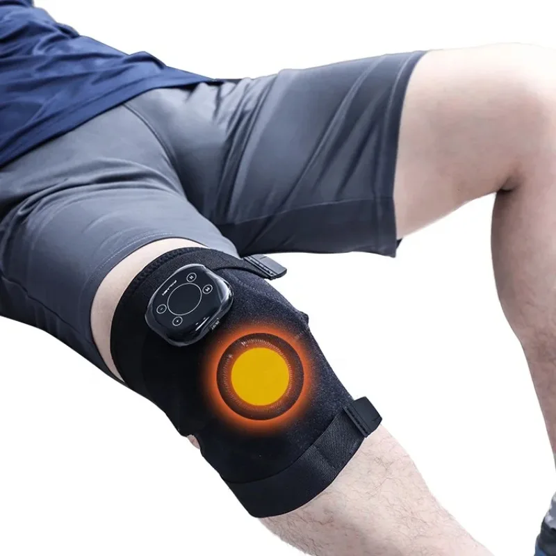 High Quality Heated Knee Massage Belt Pain Relief Vibration for Knee Joints Heating Knee Shoulder Elbow Massager