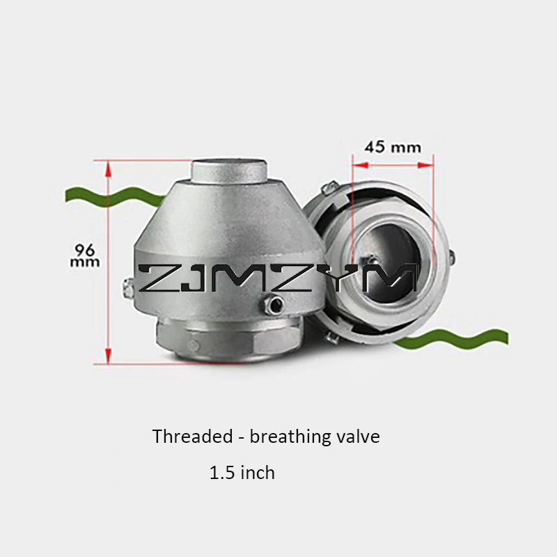 Válvula de respiração para carro, válvula de ar, tampa de ventilação com rosca interna, tipo flange, óleo, acessórios para caminhão, tanque, 1 ", 2"