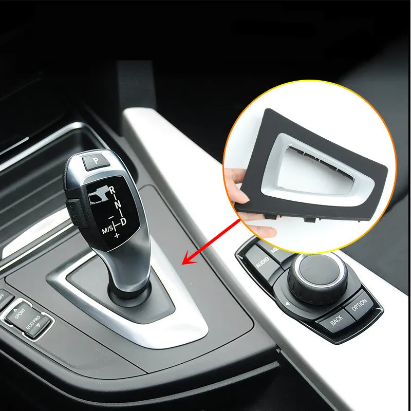 Center Console Gear Shift Knob Lever Base Panel Frame Trim for BMW 3 Series F30 F34 F35 2012-2019 Selector Cover 51169234131
