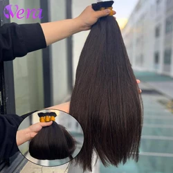 Human Braiding Hair Bulk Dark Brown No Weft Vietnam Remy 100% Human Hair Bulk For Braiding 50G Straight Bundles Crochet Braids