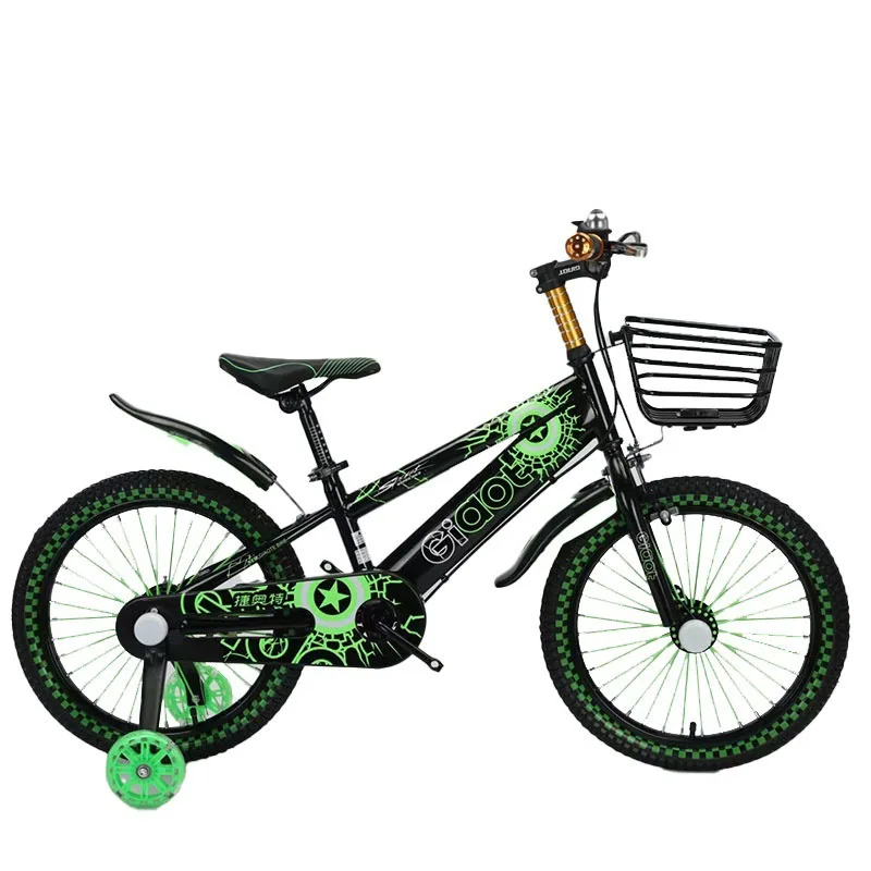

Classic Kids Mountain Bike, 18 Inch, Steel Frame, Training Wheels, Boys' Bicycle for 6 - 10 Years Old
