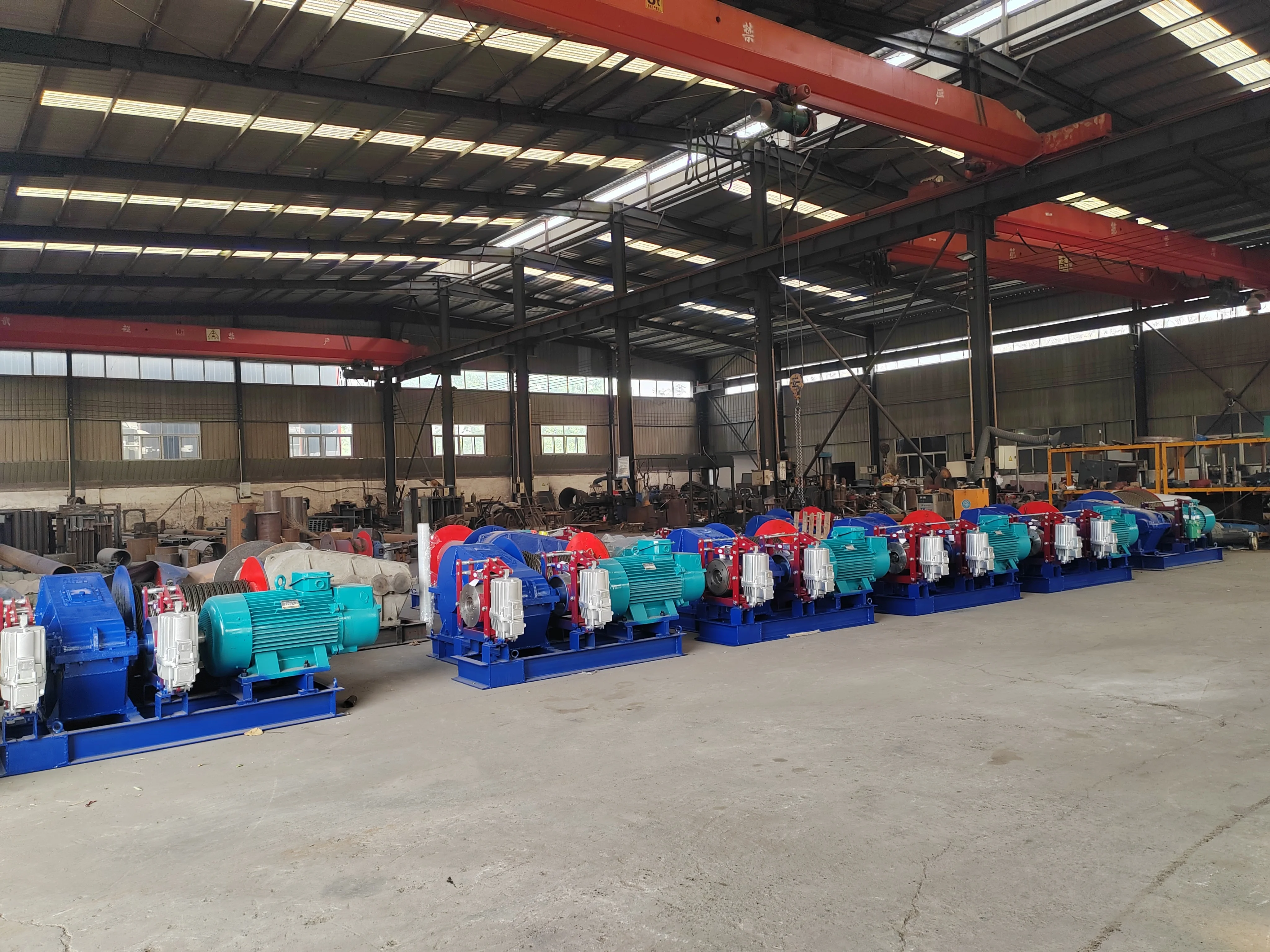 150 Meter Steel Rope Hydraulic Hoist 5ton Dock Pulling Wire Rope Electric Winch With Brake