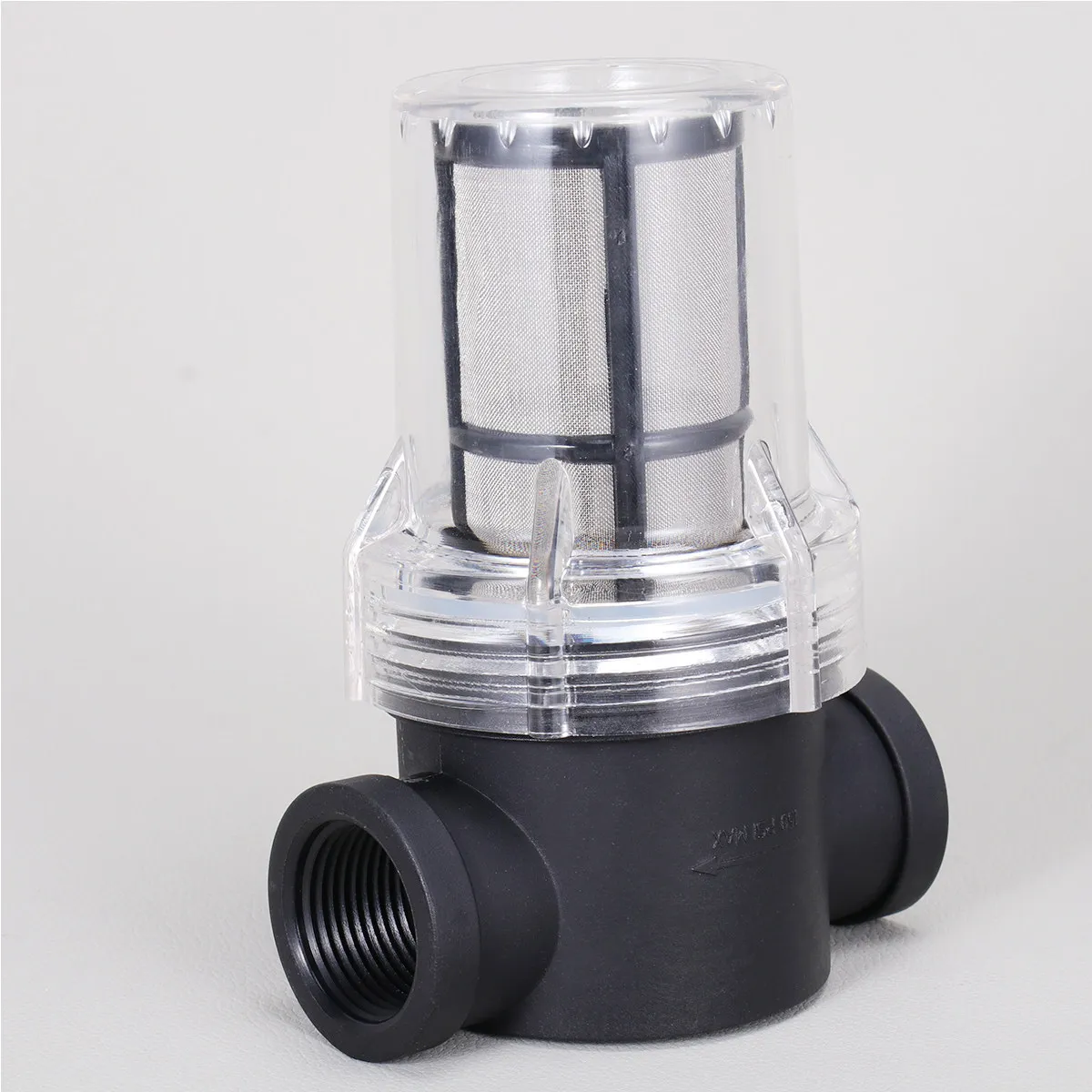 1Pcs Transparent Water Pre-Filter Water Purifier 6 Point 80 Mesh Network Durable Leakproof Clear View