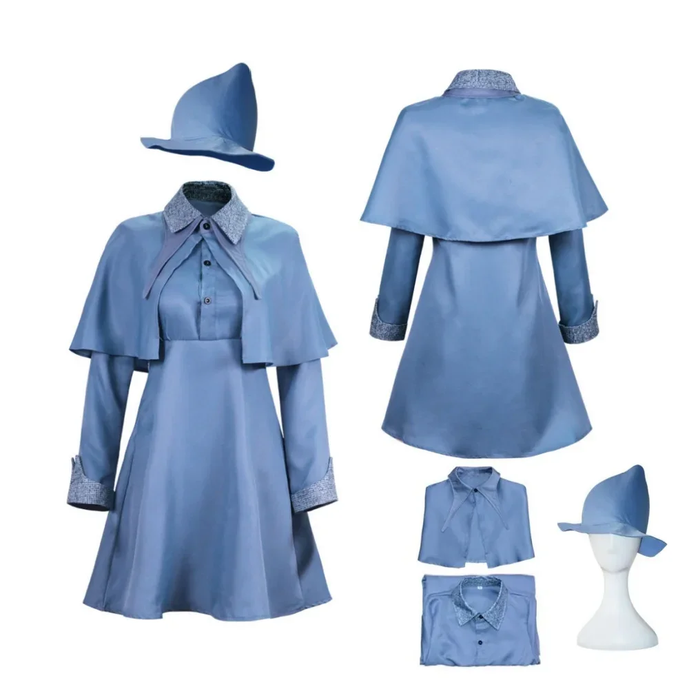 Kind Volwassen Fleur Isabelle Delacour Cosplay Kostuum Beauxbatons Academy of Magic Meisjes Schooluniform Jurk Pak Halloween Anime