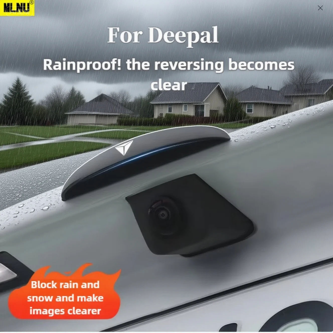 

Reverse Camera Rain Shield For Deepal S7 Accessories 2025/2024 Premium ABS, Waterproof,Sunproof,Orced Adhesion 2022-2023