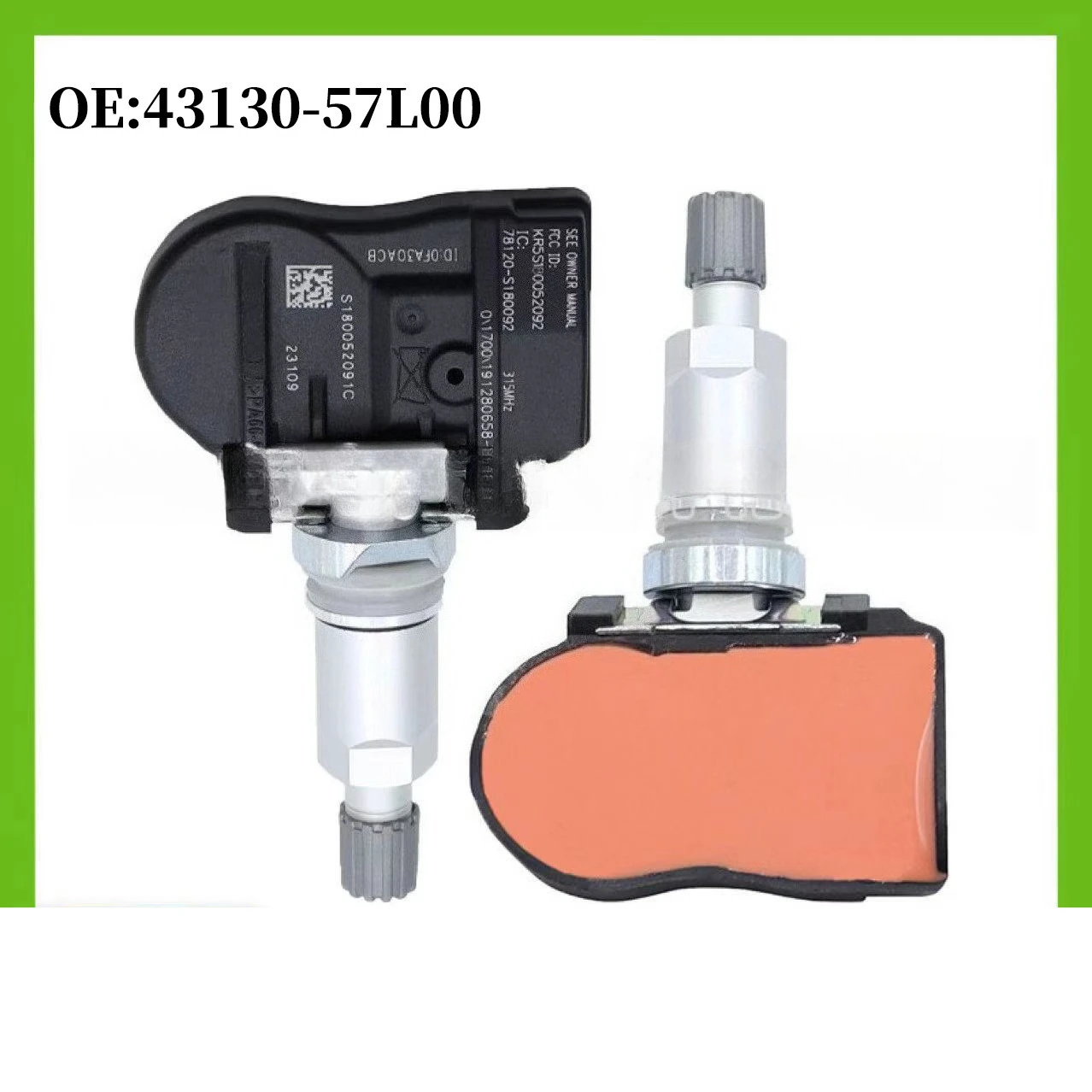 

43130-57L00 1/4pcs TPMS Tire Pressure Monitor Sensor for Suzuki KIZASHI 315MHZ