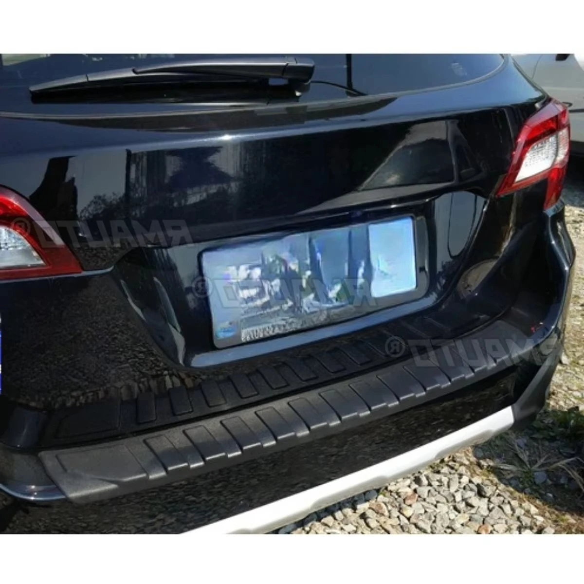 

Оригинальная заводская задняя защитная пластина из смолы, внешний бампер, педаль, задняя защитная пластина багажника для Subaru Outback 2015-2020 2021-2025