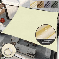2/3/3.6M Waterproof Sun Shelter Quadrangle Sunshade Protection Outdoor Canopy Garden Patio Pool Shade Sail Awning Shade Cloth
