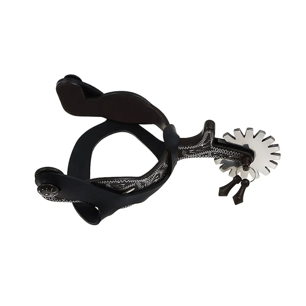 Horse Riding Gear Rubber Spur Straps For Western Riding High Elasticity Design Secure Fit Solution Easy Installation