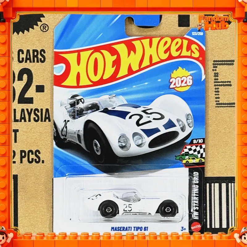 

Оригинальная коллекционная модель автомобиля Hot Wheels 2026 26e, масштаб 1:64, литая из сплава, миниатюрная гоночная машинка, подарок для фанатов