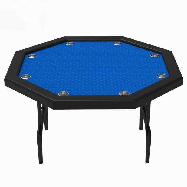 Wholesale Manufacturer Price Multi-Game Folding Octagonal Poker Table with Desktop Steel Cup Holder