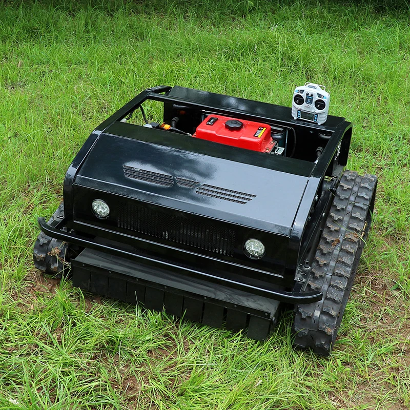 Customized Factory Direct Sale  Lawn Mower for Weeding in Orchards and Gardens Crawler Remote Control Lawn Mower