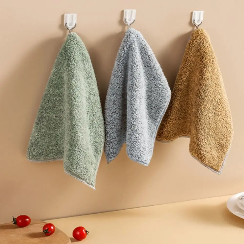 

Non-stick Absorbent Bamboo Charcoal Fiber No Shedding Washing Cloth Dishcloth Dish Towel Kitchen Towel Cleaning Cloth