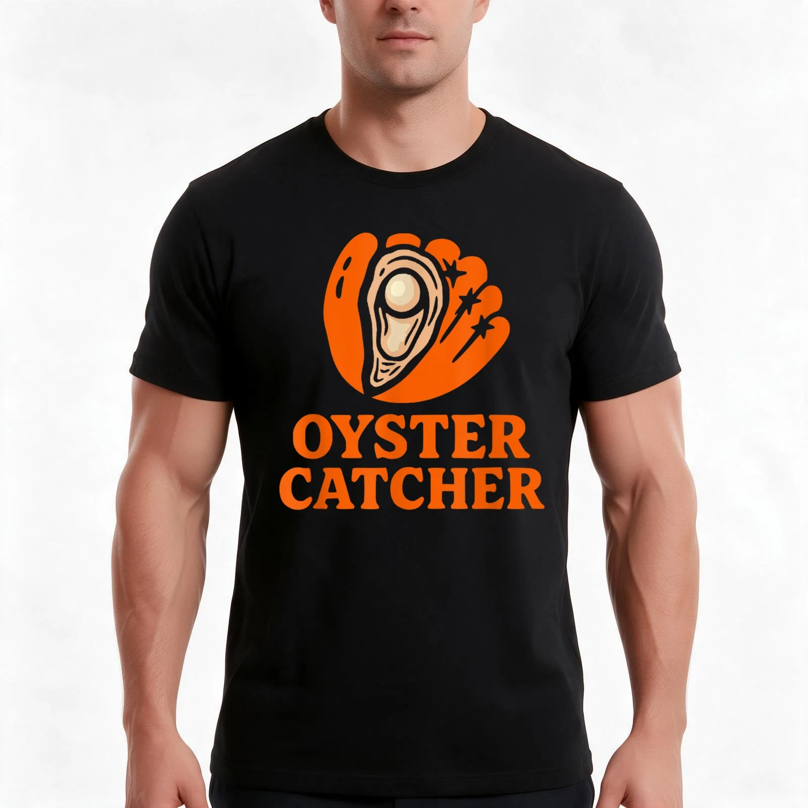 Chesapeake Oyster Catchers Logo T-Shirt Summer Casual Cotton Tee Oversized Streetwear Tops Vintage Graphic Print 100% Cotton