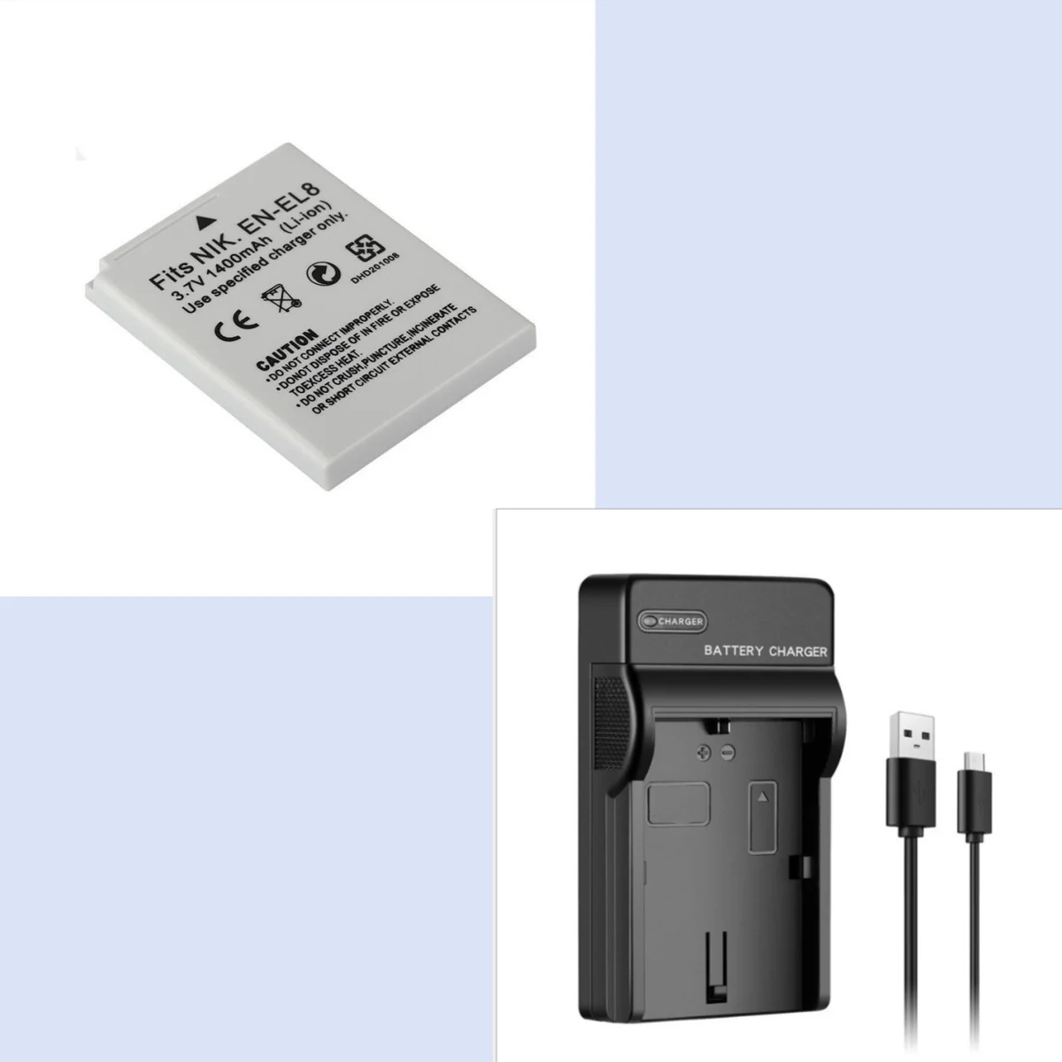 980mAh EN-EL8 EN EL8 بطارية الكاميرا أو شاحن لنيكون COOLPIX P1 P2 L1 L2 S1 S2 S3 S4 S5 S6 S7 C S8 S9 S51 S50 S52 البطارية #6