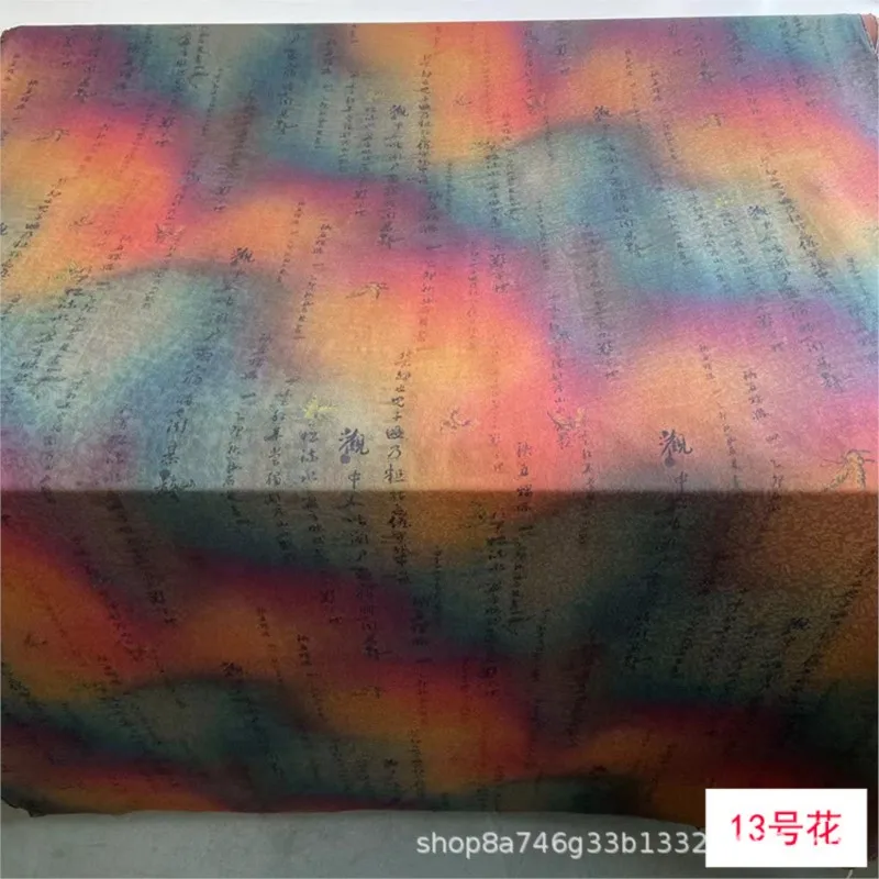 Top de vestido cheongsam chinês de rami com tecido de seda yunsha perfumado com flores