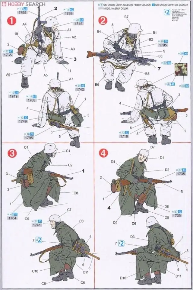 DRAGON 1/35 6513 Winter Panzer Riders 1943-44 Model Kit