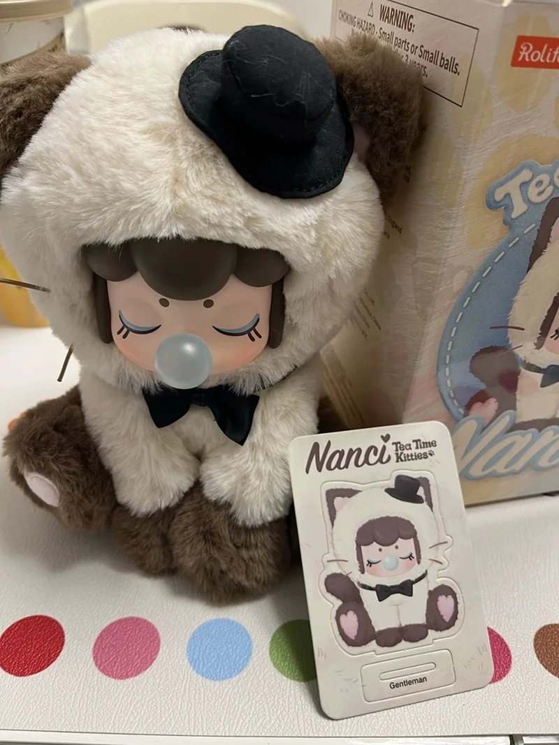 

In Stock Nanci Plush Blind Box Tea Time Kitties Fourth Generation Vinyl Surprise Collectible Toy Gift For Collectors Home Decor