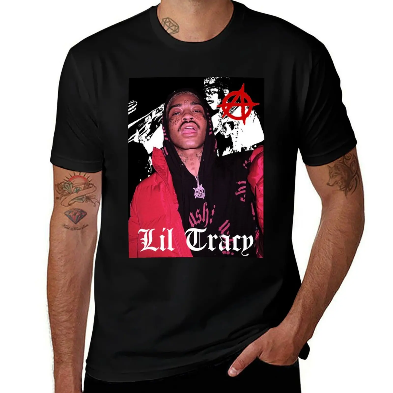 Lil Tracy T-Shirt Basic Breathable Solid Color T-Shirt