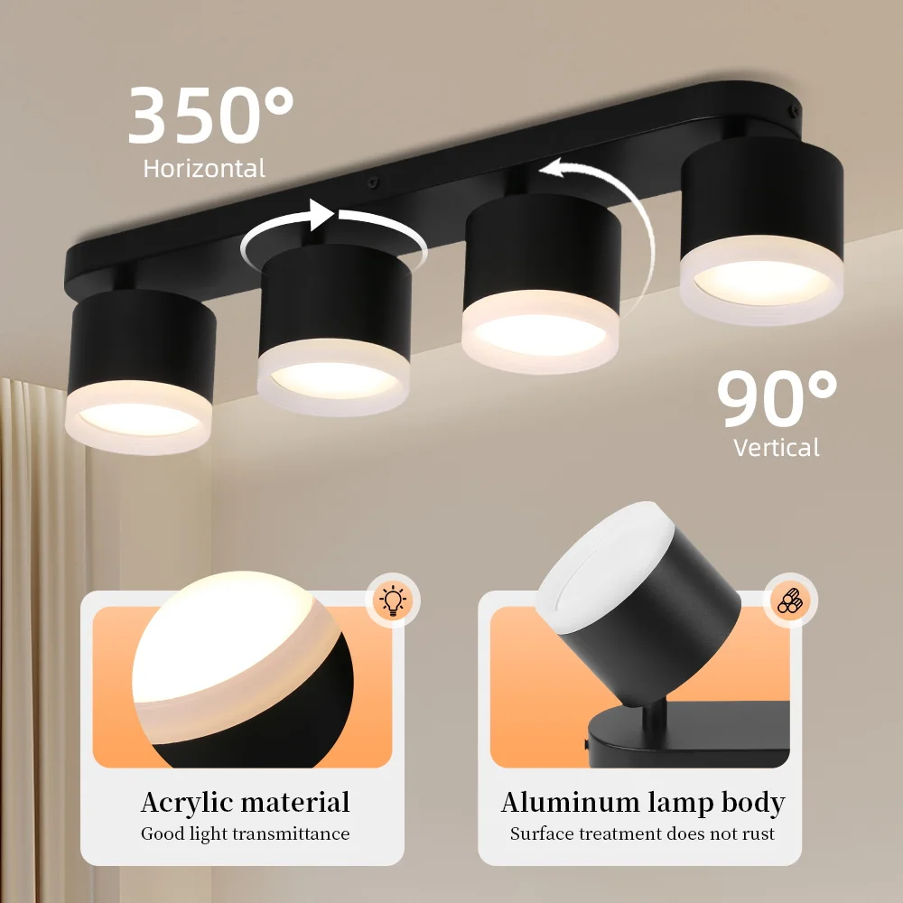 GX53 Ceiling Light Replaceable Bulb Led Spot Lamp for Dining Room Porch Decoration Led Chandelier Ceiling Spotlight 220V