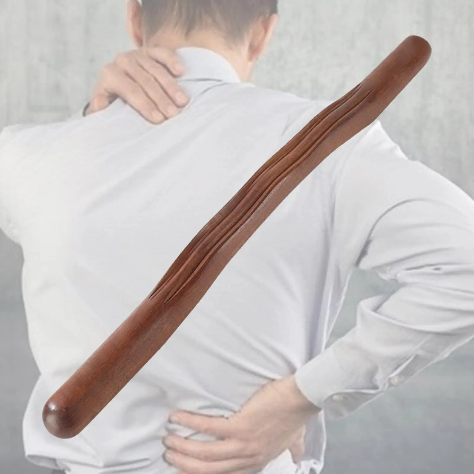 

Wooden Massager Stick Professional Handheld Scraping Easy to Use Portable Guasha Scraping Sticks Guasha Stick for Back Body Neck