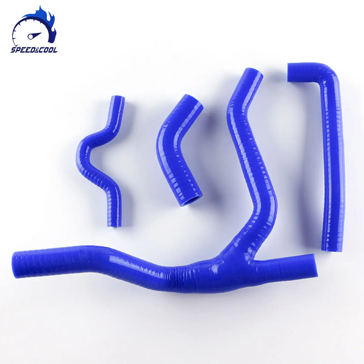 SPEED&COOL For 2006-2008 Kawasaki KX250F KX250 F Motorcycle Silicone Radiator Coolant Y Tube Pipe Hose Kit