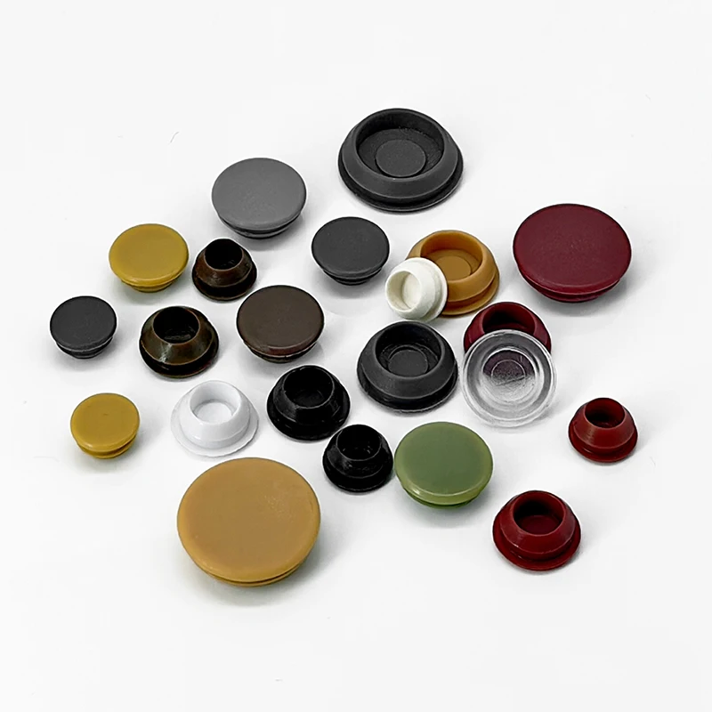 8-16mm Black/White Hole Plugs for Drilled Screw Holes, Furniture & Anti-Theft Door Hole Covers