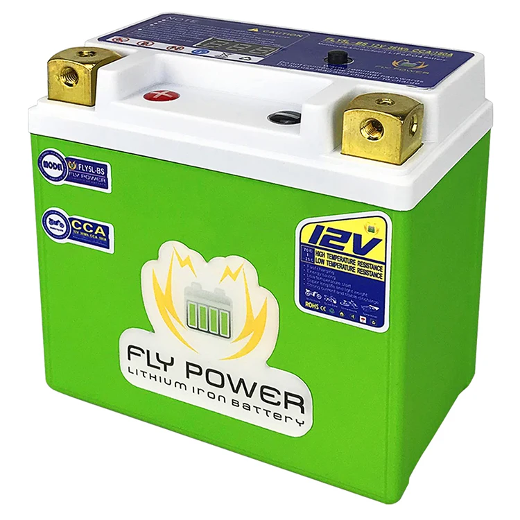 Eu Voorraad 4L-BS 5L-BS 7A-BS 9-BS 160 ~ 350 Cca Lithium Motorfiets Starter Batterij Scooter 12V LiFePO4 Motor Batterij met Bms