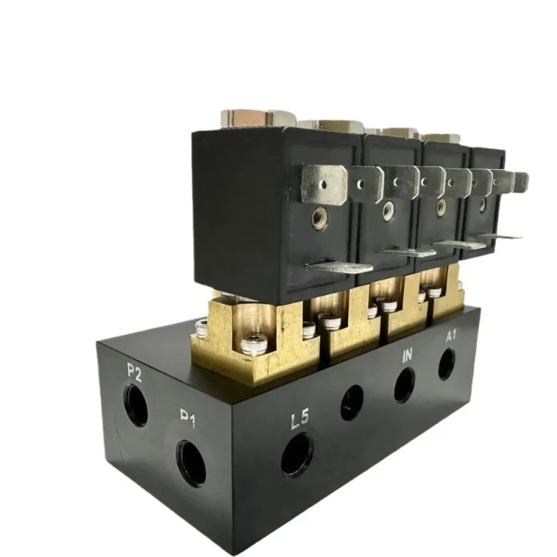 Brass valve group two-position two-way two-position