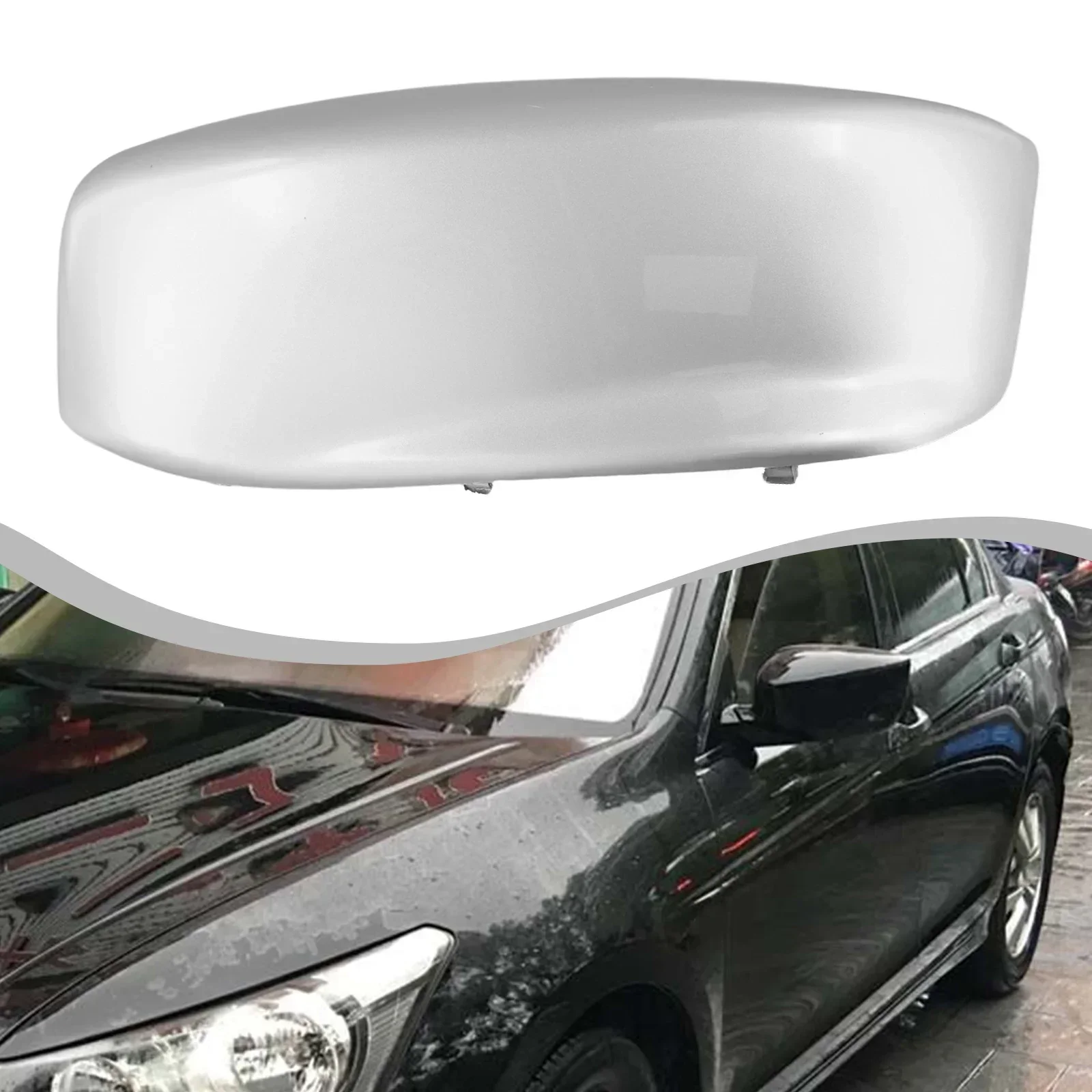 

Крышка зеркала заднего вида, крышка корпуса для Honda Accord 08-13, серебристая боковая крышка зеркала заднего вида, замена