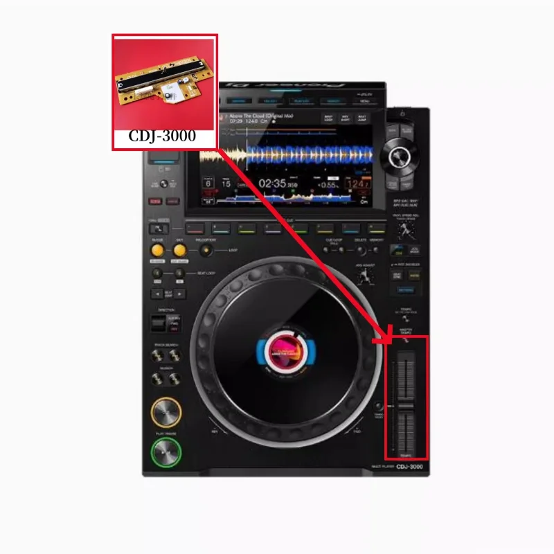 

Подходит для Pioneer CDJ3000 DJing, без пайки, толкатель-потенциометр с пластинчатым темповым фейдером DWX4266