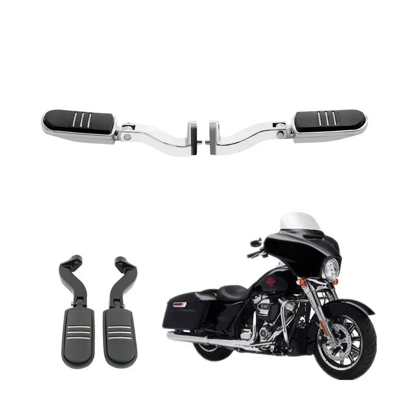 

For Harley Touring Road King Street Electra Glide 1993-2019 2018 Pegstreamliner Motorbike Acsessories Foot Pegs Pedals Bracket