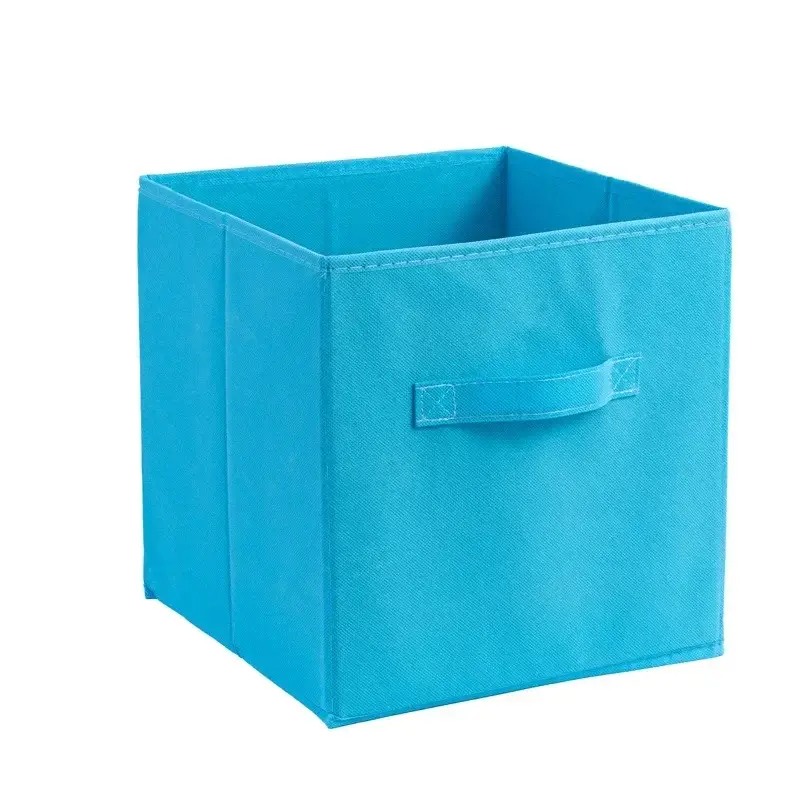 Non Woven Storage Box with Handles Foldable Fabric Storage Cube Colorful Organizer for Clothes Toys Books Shelves Closet Nursery - Image 7
