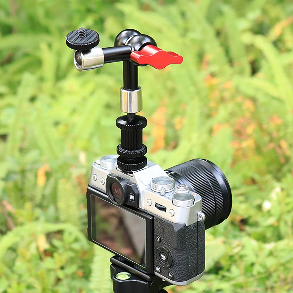 7" 11" Stainless Steel Articulating Magic Extension Arm for Camera LED Monitor Cage Mic Light Wanxiang Monster Hand Magic Arm