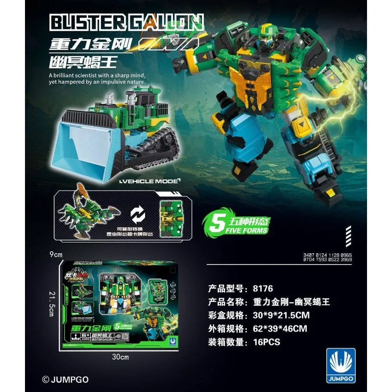 

New model, Shuan Kashi 5, transforming car robot, suitable for collection