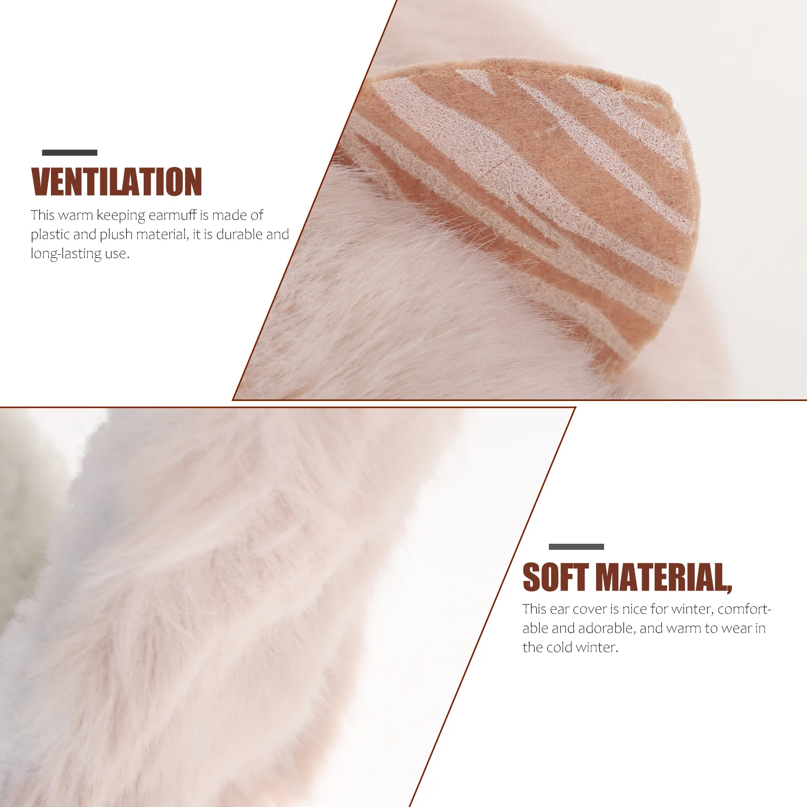 

Ear Muffs for Cold Weather Covers Earmuff Foldable Cute Cat Women Earmuffs