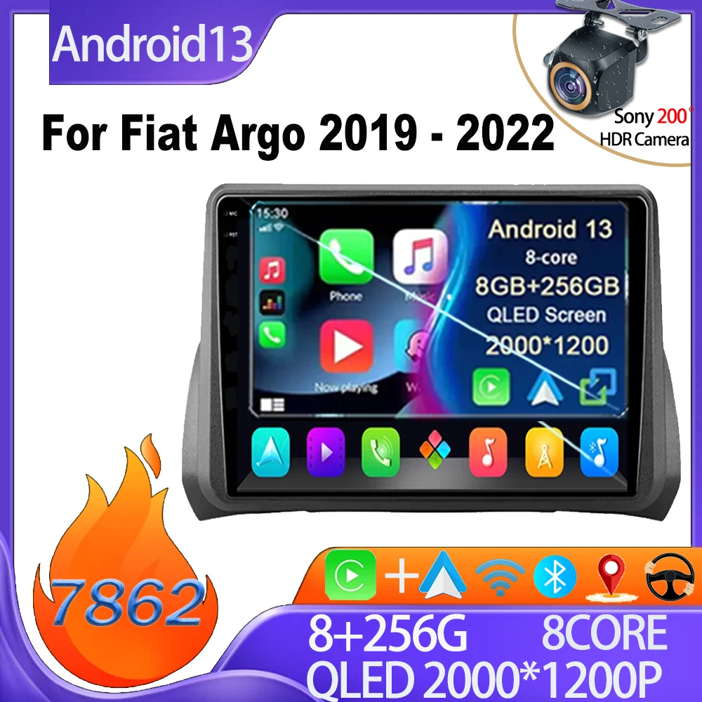 

Android 13 Car Radio For Fiat Argo 2019 - 2022 Carplay GPS Navigation Mirror Link Wireless Android Auto Player Stereo Head Unit