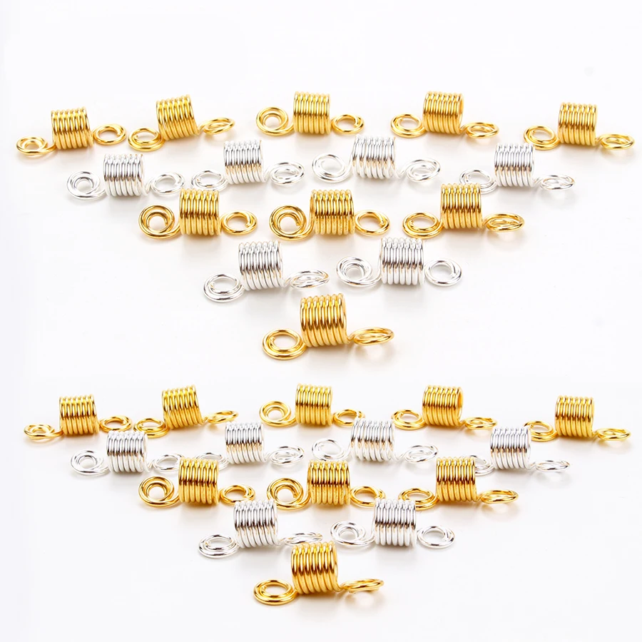 

AliLeader Wholesale Price Dreadlock Braids Tube Beads Hair Cuffs