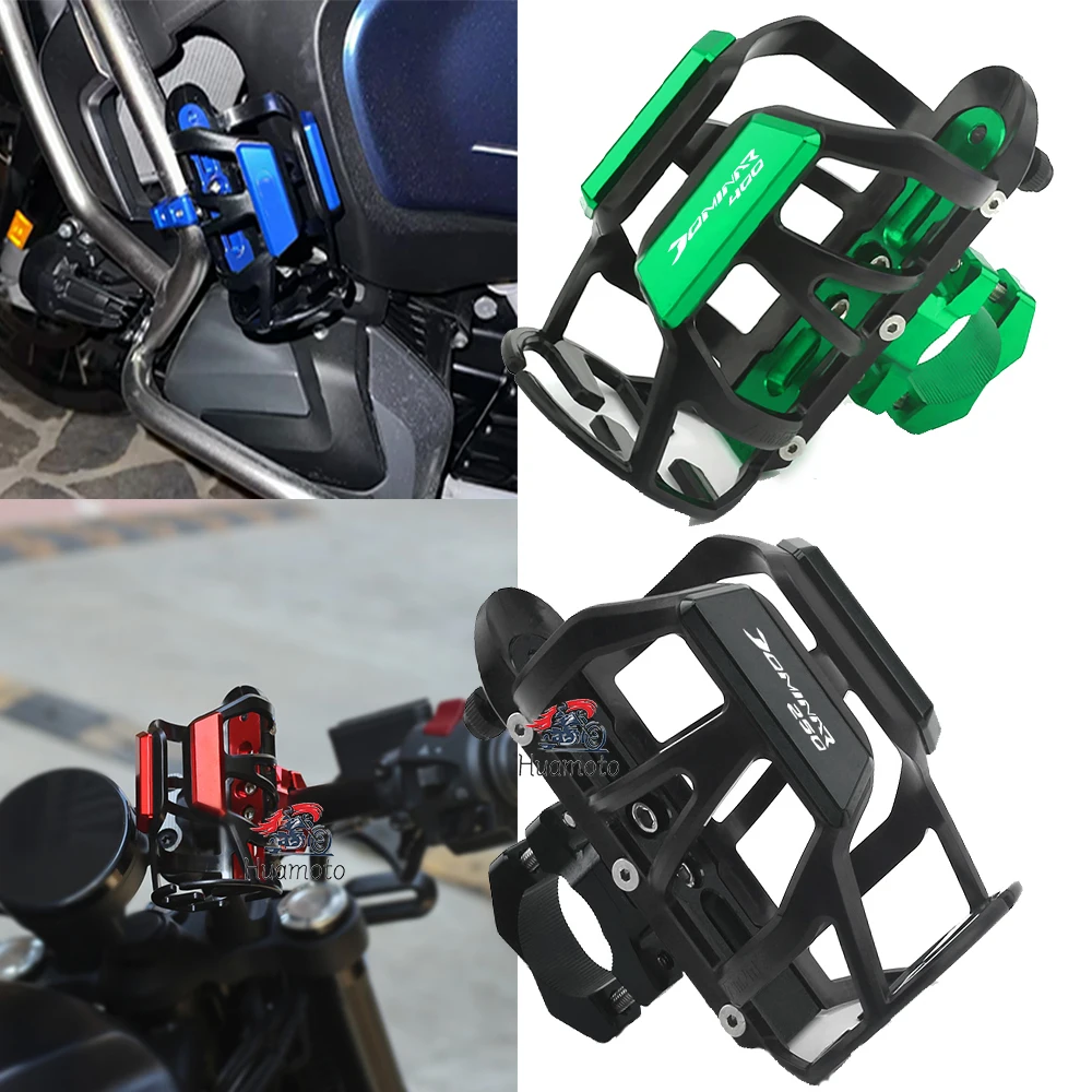 For Bajaj Dominar 250 Dominar 400 CNC Beverage Water Bottle Drink Cup Holder Bracket Mount Motorcycle Accessories 2024